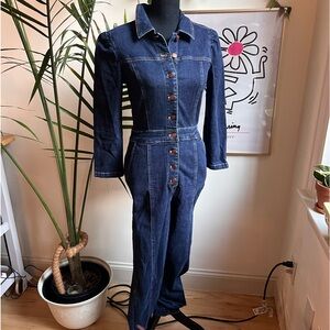 Madewell Jean Bodysuit Jumper